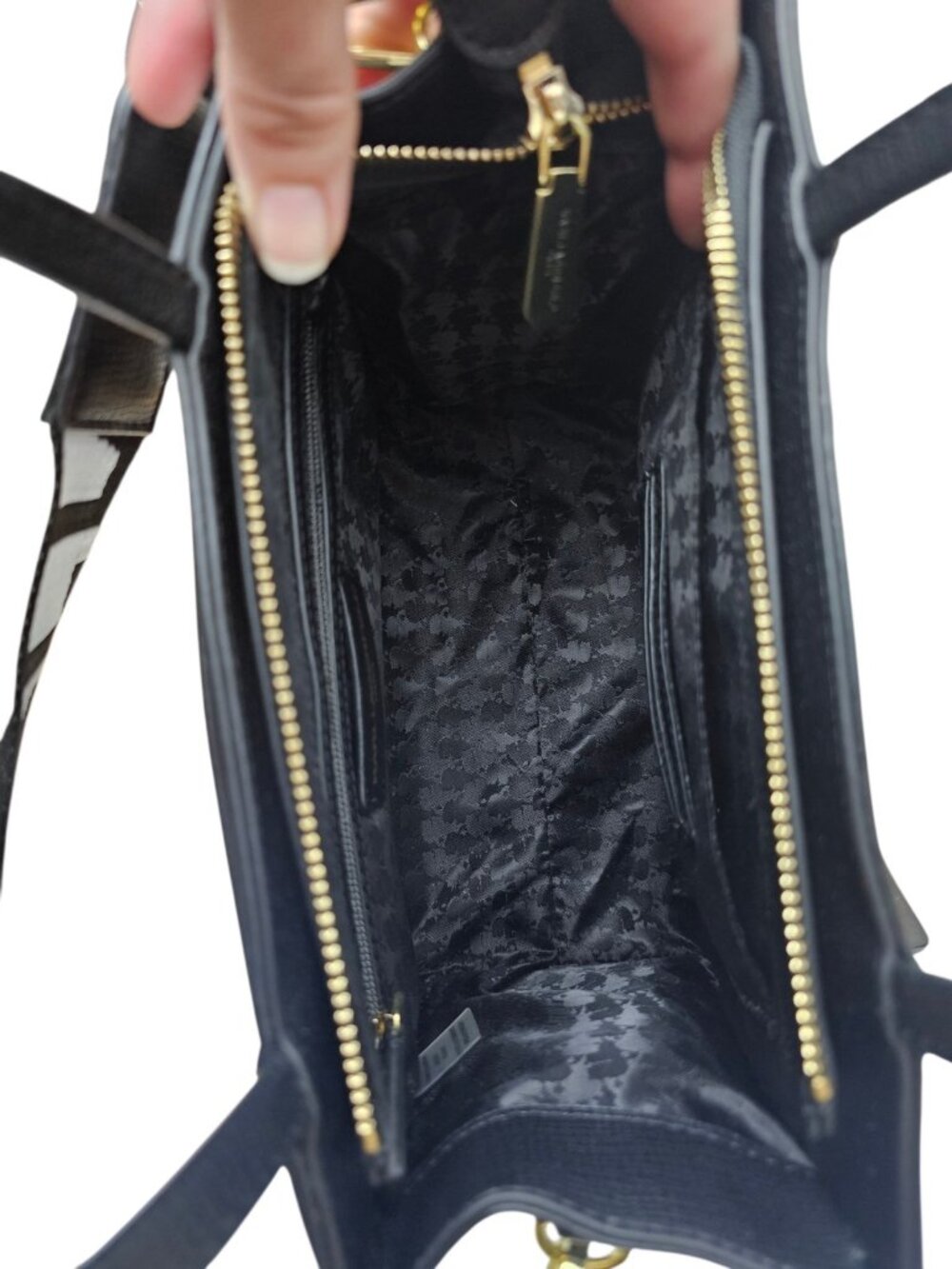KARL LAGERFELD Maybelle crossbody top handle satchel Bag Multicolored Font Used - Picture 11 of 16